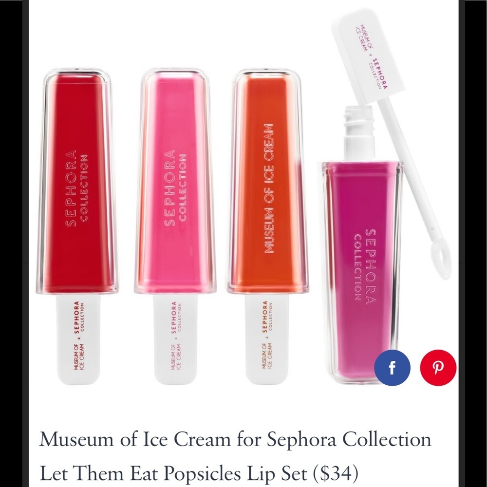 Museum of Ice Sephora Lip stain set